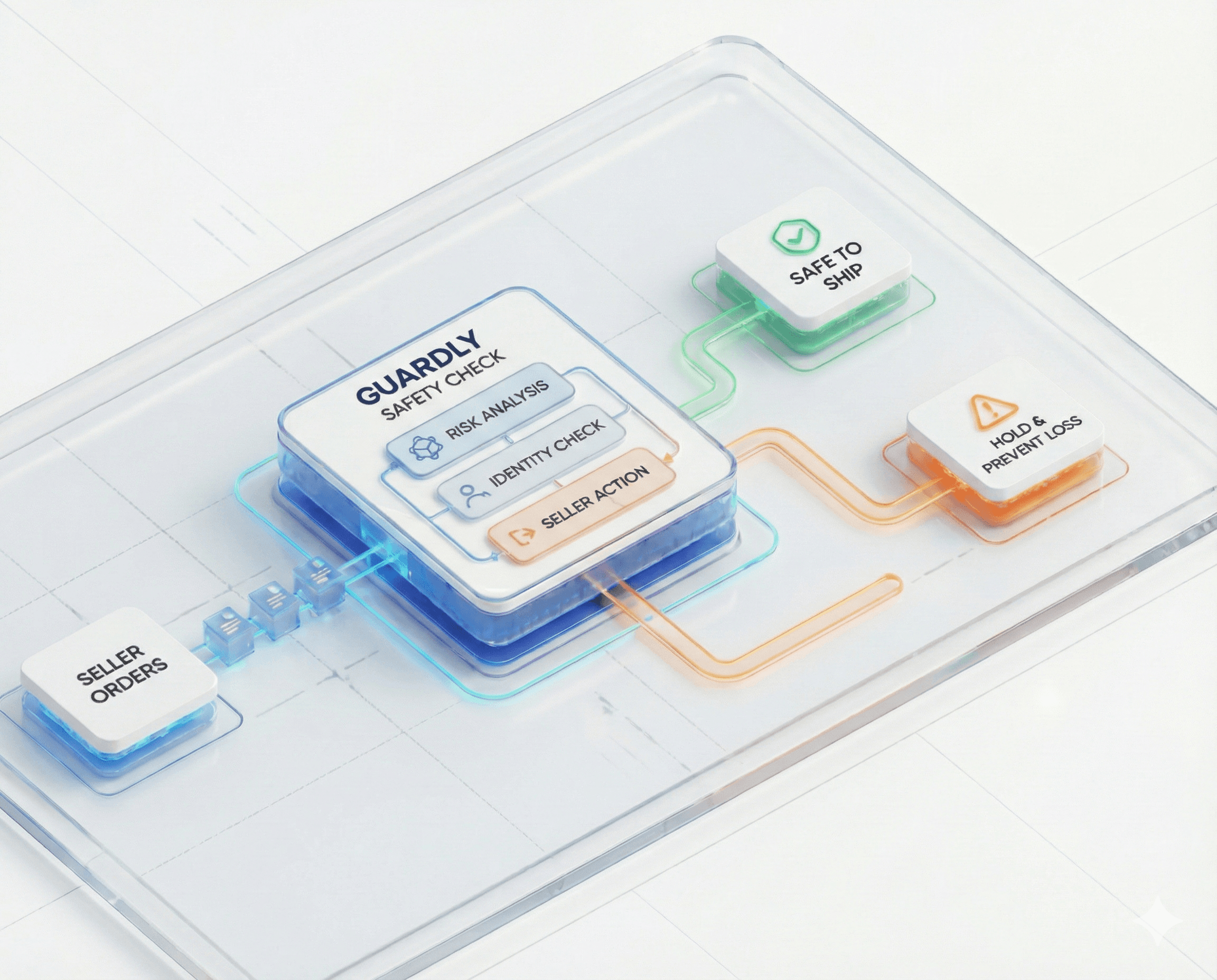 Guardly Safety Check Process Flow